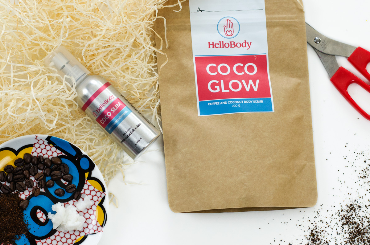 HelloBody CoCo Glow Body Scrub & Coco Slim Körperöl