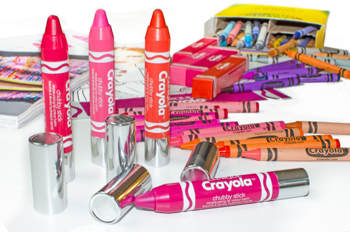 Clinique Crayola Collaboration | Chubby Sticks & Chubbies Intense