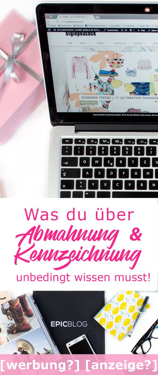Kennzeichnung von Blogposts als Werbung | Was du wissen musst, um einer Abmahnung zu entgehen