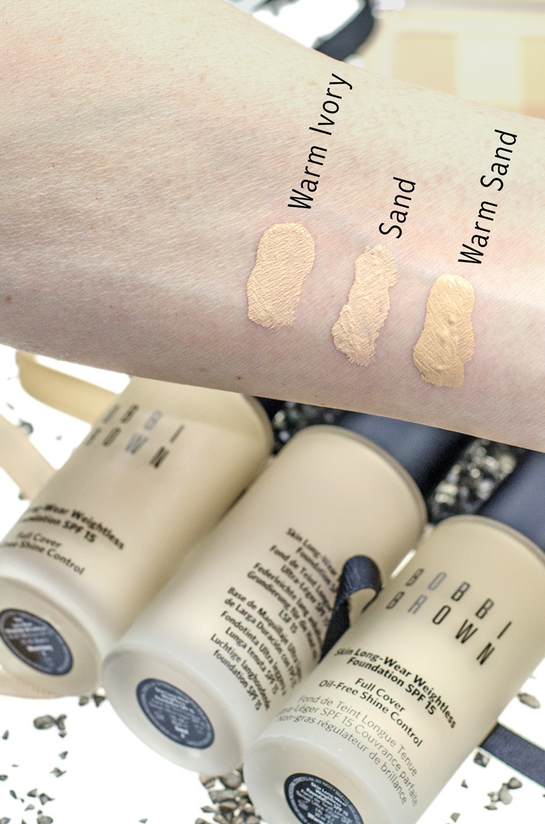 [in kooperation mit bobbi brown | werbung] Bobbi Brown SKIN LONG-WEAR WEIGHTLESS FOUNDATION SPF 15 | Swatches