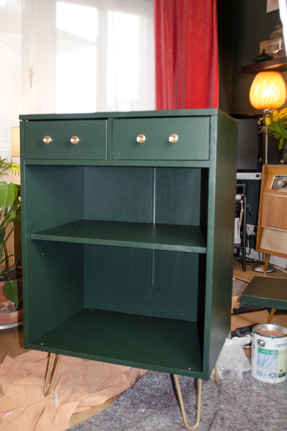 DIY UPCYCLING MID-CENTURY HIGHBOARD DIY mit Remmers [eco] | (anzeige)