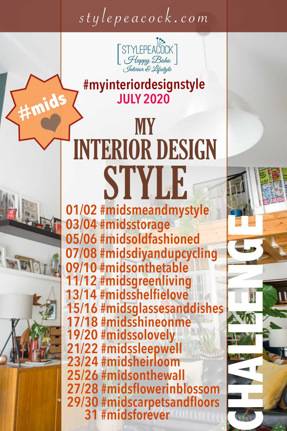 Instagram Interior Challenge | #myinteriordesignstyle #mids | Zeige deinen Interior Style | [beinhatet werbung da gewinn-sponsoren] 